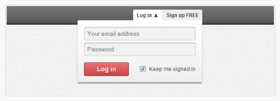 4_simple and effective dropdown login