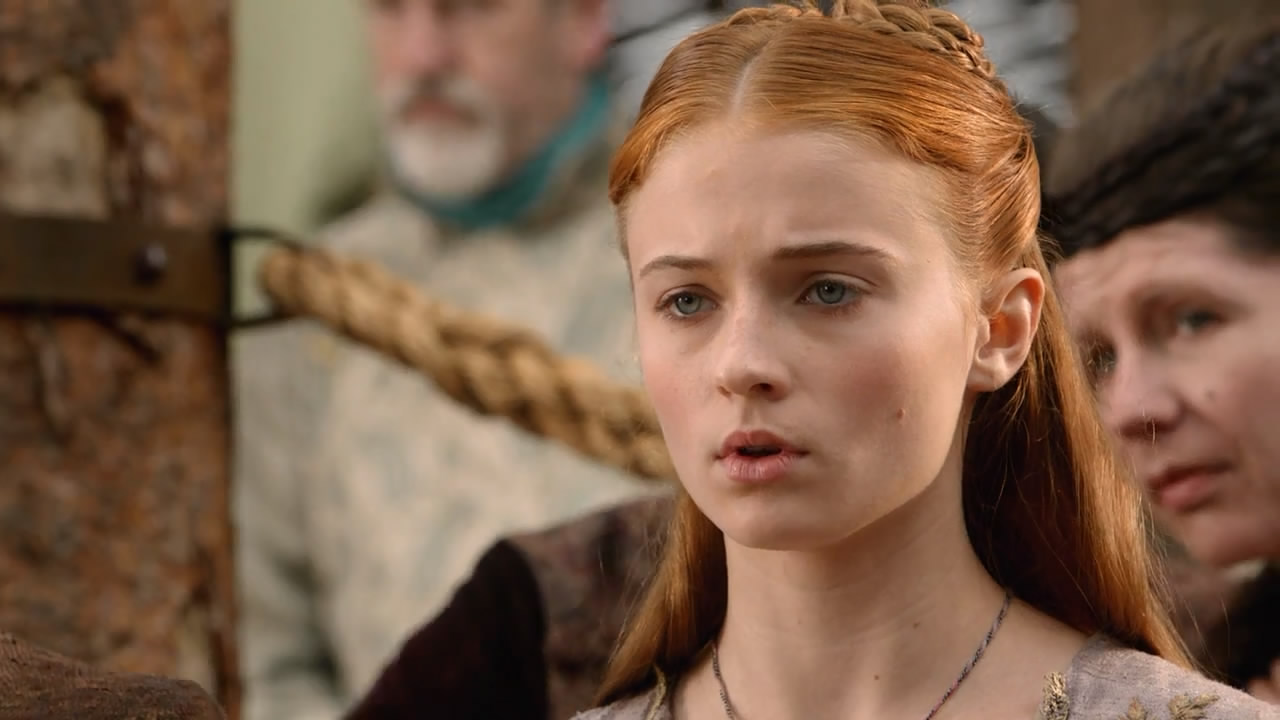 《权力的游戏》里,珊莎·史塔克前期就是一个傻白甜
